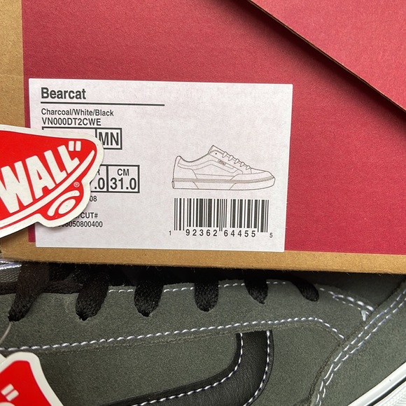 Vans Bearcat Charcoal/White/Black Men’s sneakers - Picture 16 of 16